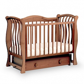 Кровать детская Лель БИ 08.2 Маргаритка маятник поперечный, светлый орех (Лель, LIEL_БИ 08.2_светлый орех)